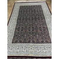 Иранский ковер QUM Silk 10005 Бордовый